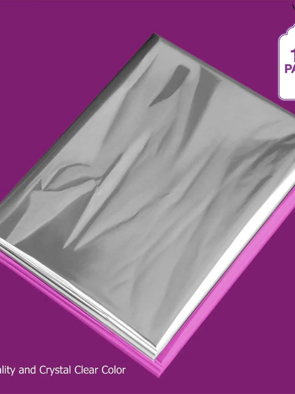 Purple Q Crafts Clear Basket Bags 12